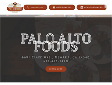 Tablet Screenshot of paloaltofoods.com